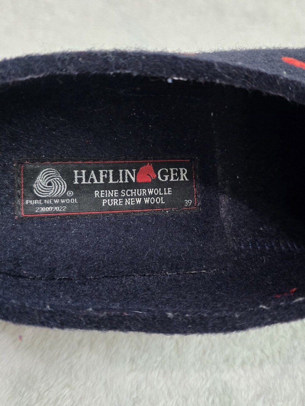 Women's Haflinger Grizzly Couricini Slippers Heart Clogs Wool Shoes Size 8 Flats - Picture 6 of 9